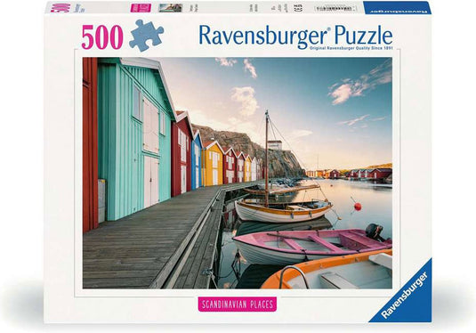Ravensburger puzzel boothuisjes in smögen 500pcs