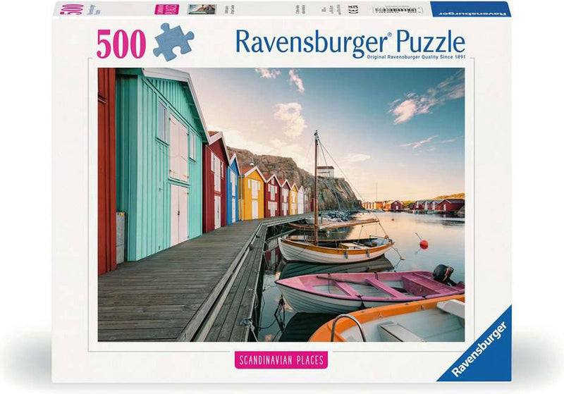 Afbeelding laden in galerijviewer, Ravensburger legpuzzel bootshauser in smogen, schweden, 500st.
