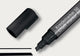 Sigel krijtstift - beitelpunt - 1-5mm - zwart - si-ba180