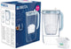 Brita glazen waterfilterkan led maxtra pro blue, 2,5 l + waterfilter maxtra pro all-in-1