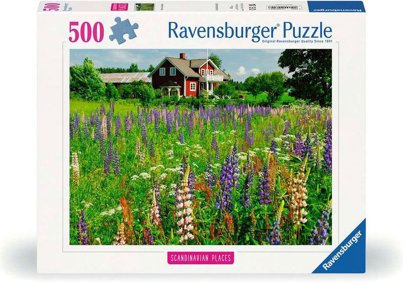 Afbeelding laden in galerijviewer, Ravensburger puzzel boerderij in zweden - legpuzzel - 500 stukjes
