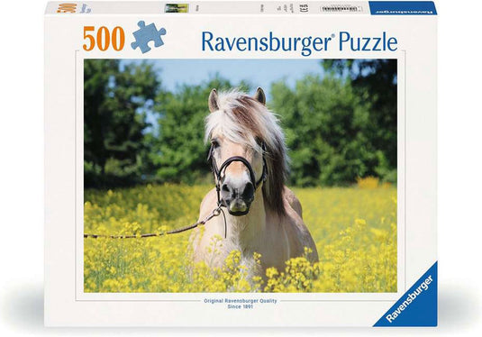 Ravensburger legpuzzel paard landschap 500 stukjes voor volwassenen.