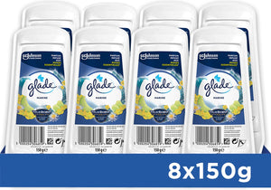 Glade gel luchtverfrisser marine (8x 150gr)