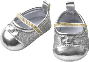 Heless poppenballerina's glitter - zilver, 30-34 cm