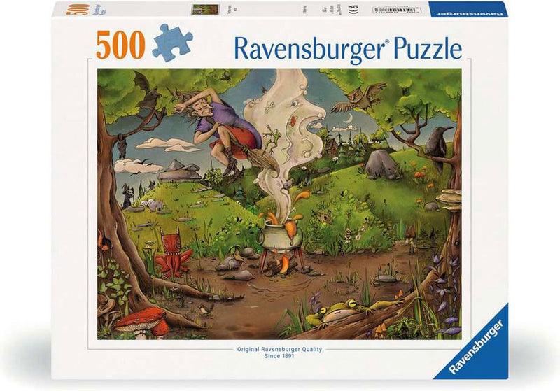 Afbeelding laden in galerijviewer, Ravensburger puzzel bij de bosheks - legpuzzel - 500 stukjes
