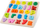 New classic toys ® houten alfabet puzzel - abc kleine lletters a t m z - kleurrijke educatieve legpuzzel - alfabet leren - peuterspeelgoed - vanaf 24 maanden