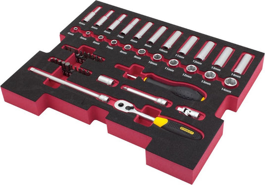 Stanley fatmax 48-delige 1 4 doppenset in tstak insert