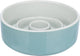 Trixie voerbak slowfeeding keramiek grijs blauw