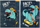 Euro-trade limited liability map met elastiek a4 skate dino