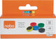 Nobo magnetische whiteboard magneten - pak van 10 stuks - 32mm magneten - assorti 5 kleuren