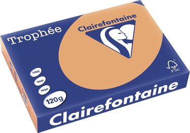 Clairefontaine trophée pastel | gekleurd papier | a4 | 120 g | 250 vel | mokkabruin