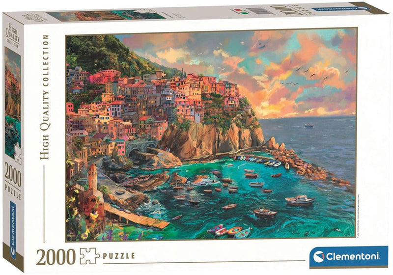 Afbeelding laden in galerijviewer, Clementoni legpuzzel painted manarola - puzzel 2000 stukjes italië - high quality collection - puzzels en legpuzzels voor volwassenen

