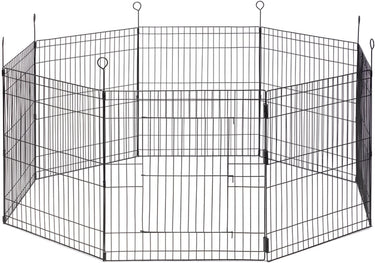 Beeztees simi konijnenren - xl - knaagdierenren met deur - 8 panelen - paneel 58x62 cm - dia 155 cm
