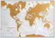 Maps international kras de wereld® - engelse uitvoering met luxe afwerking -