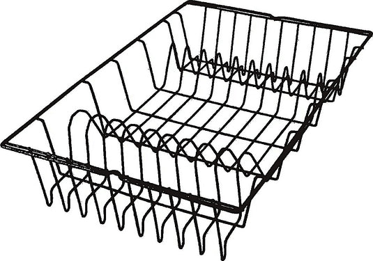 Metaltex - afdruiprek germatex - 48x30 cm - zwart - 3 jaar garantie