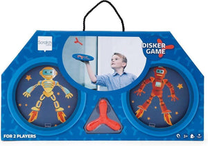 Scratch hand-disker duo - robot - met 1 magnetische disker - 3 jaar