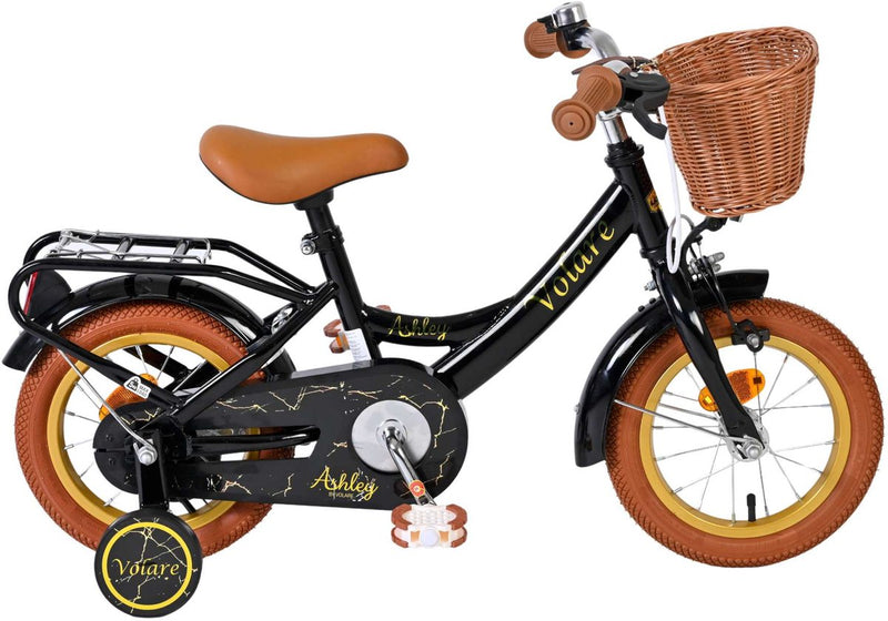 Afbeelding laden in galerijviewer, Volare ashley kinderfiets - meisjes - 12 inch - zwart
