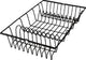 Metaltex - afdruiprek germatex - 48x30 cm - zwart - 3 jaar garantie