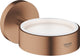Grohe essentials houder voor zeepdispenser of glas - wandbevestiging - sunset gold (mat brons)