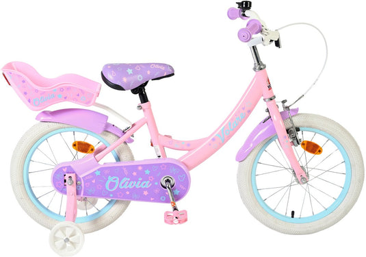 Volare olivia kinderfiets - meisjes - 16 inch - roze