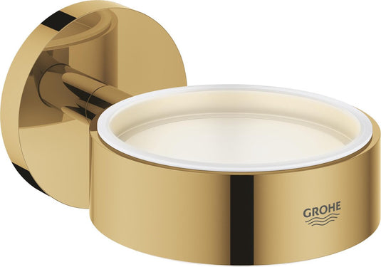 Grohe essentials houder voor zeepdispenser of glas - wandbevestiging - cool sunrise (goud)