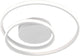 Rl live your light reality zibal - plafondlamp - wit mat - incl. 1x smd 22 w - dimbaar met schakelaar - niet geschikt voor externe dimmer - wand- en plafondmontage
