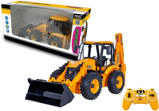 graafmachine JCB backhoe loader 1:20 geel