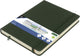 Kangaro schetsboek - a5 - forest green - pu-hardcover - met elastiek en leeslint