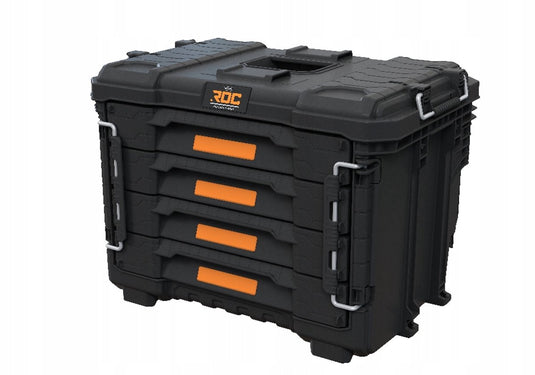 Keter roc pro gear 2.0 xl gereedschapskist met 4 lades