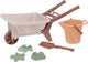 Plasto kruiwagenset zandkleur 56 cm - zandspeelset - inclusief accessoires - 1,4 liter - special edition zachte neutrale kleuren - bpa-vrij - gemaakt in finland - vanaf 1 jaar