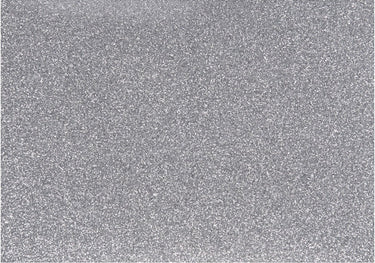 Creativ company opstrijkfolie glitter zilver, a5