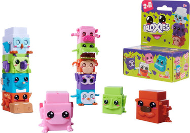 Simba - bloxies - wave 1 - 2 stuks - verzamelfiguren - stapeltoren - grappige dieren - bouwstenen