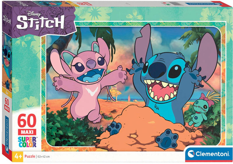 Afbeelding laden in galerijviewer, Clementoni legpuzzel super color maxi stitch, 60st.
