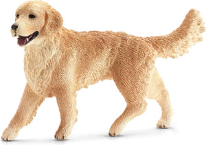 Schleich golden retriever 16395 - hond speelfiguur - farm world - 2 x 7,5 x 5 cm