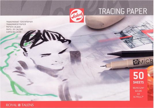Talens overtrekpapier a4 90g 50 vellen