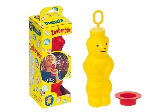 Pustefix bellenblaas - toverbeer - zeepbellenmagie - met 180ml vloeistof - 3 jaar