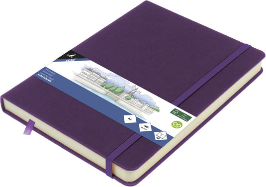 Kangaro schetsboek - a5 - purple heart - met elastiek en lint - k-861292