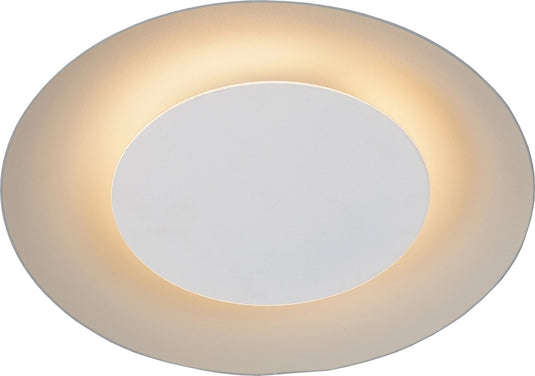 Lucide foskal - plafonnière (plafondlamp) - ø 21,5 cm - led - 1x6w 2700k - wit