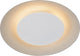 Lucide foskal - plafonnière (plafondlamp) - ø 21,5 cm - led - 1x6w 2700k - wit