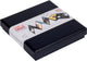 Walther fb-099-b leporello box pac - formaat 12 x 12 x 2,4 cm - 11 foto's 10 x 10 cm - zwart