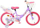 Volare unicorn kinderfiets - meisjes - 16 inch - paars