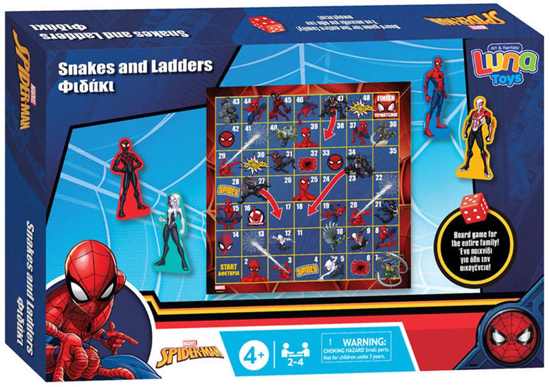 ギャラリービューアに画像をロードする, Spider-man slangen ladderspel spiderman
