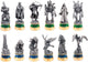 Noble collection the lord of the rings - figuur - the two towers character package