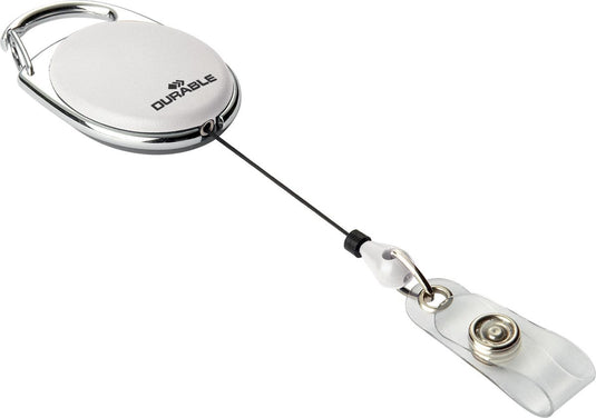 Durable jojo style - 8324 rollerclip voor batch drukknopkoord wit 0.8 m 10 stuks pak 832402 10 stuk(s)
