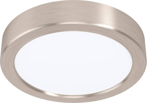 Eglo fueva 5 opbouwlamp - led - ø 16 cm - grijs - dimbaar