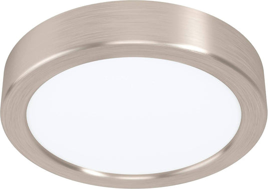Eglo fueva 5 opbouwlamp - led - ø 16 cm - grijs - dimbaar