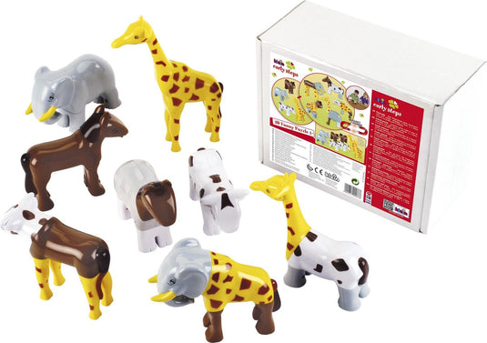 Klein toys early steps magnetische dierenpuzzel - 8 dieren - 32-delig