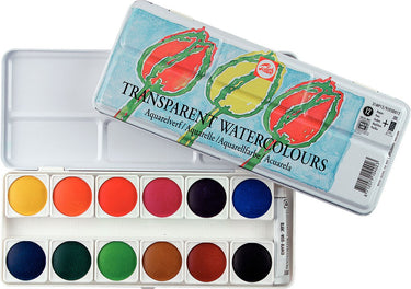 Talens transparante aquarelverf set 31mp12