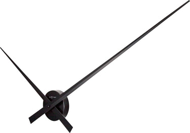 Nextime hands – wandklok – 85 cm – aluminium – zwart