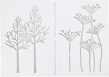 Viva decor sjabloon - flexibel tekensjabloon - hobbysjabloon - najaar - a4 - 21x29,7cm -